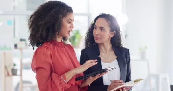 Teamarbeit Planung Und Coaching Mit Frauen Amt Für Diskussion Engagement — Stockvideo