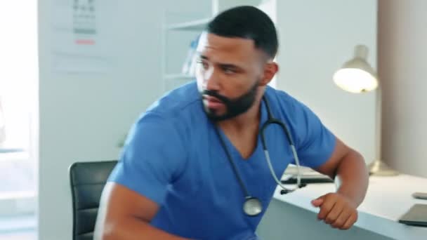 Medische Mannen Teamwork Röntgenfoto Voor Artsen Verpleegkundigen Voor Gezondheidszorg Geneeskunde — Stockvideo