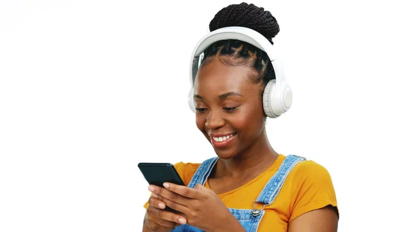 Boldog Rádió Streaming Szórakoztató Élvezze Lejátszási Listát Audio Előfizetéssel Mockup — Stock Fotó