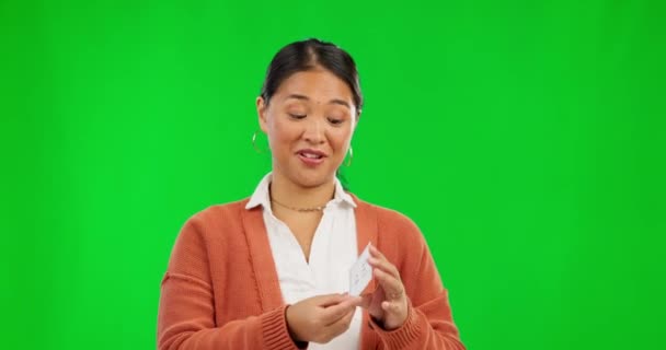 Szkoła Nauka Nauczyciel Zielonym Ekranie Matematyki Liczby Obliczyć Karcie Plakat — Wideo stockowe