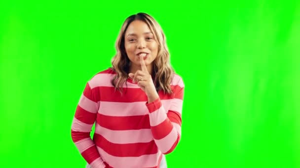 Зелений Екран Шлунок Або Вагітна Шлунок Щасливою Жінкою Гендер Розкриття — стокове відео