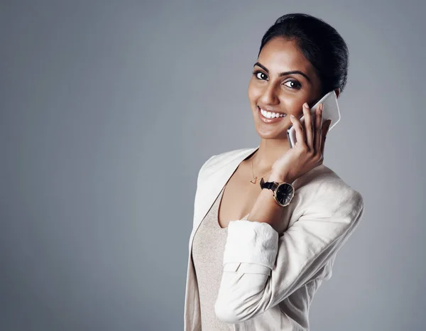 Τηλεφωνικό Κάλεσμα Πορτραίτο Και Επιχειρηματική Γυναίκα Επικοινωνία Συνομιλία Επαφή Πελάτη — Φωτογραφία Αρχείου