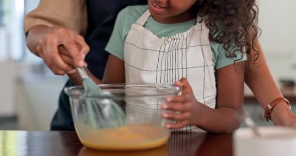 Receita Cozinha Mãe Assando Com Seu Filho Para Jantar Festa — Vídeo de Stock