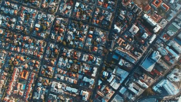 Edifici Aerei Drone Città Città Del Capo Con Viaggi Vista — Video Stock