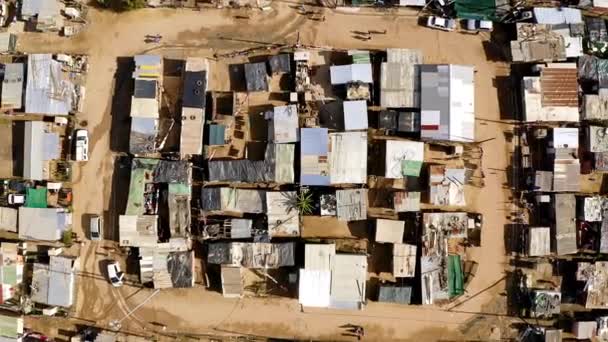 Comunidade Localização Drone Município Casas Local África Sul Infraestrutura Sociedade — Vídeo de Stock