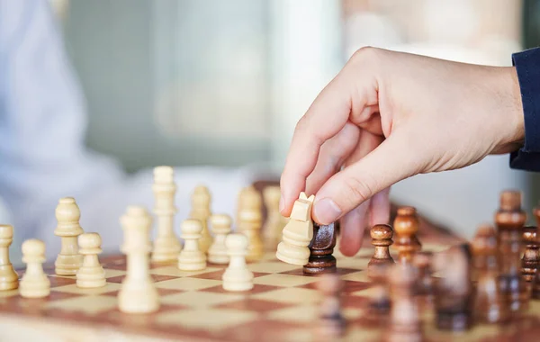 Blonde Caucasian Boy Thinking of a Next Chess Move Playing Chess. Strategy,  Planning Concept Stock Image - Image of queen, people: 207341503