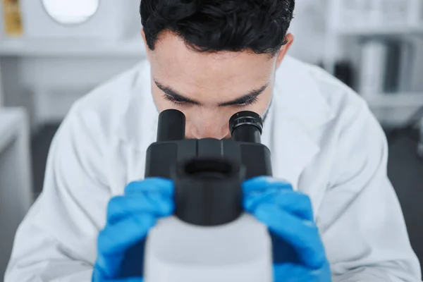 Mikroskop Nauka Medycyna Człowiekiem Laboratorium Farmacji Badań Szczepionek Chemia Opieka — Zdjęcie stockowe