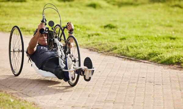 Idrett Trening Syklist Trening Til Konkurranse Med Motivasjon Sykling Ruteleie – stockfoto