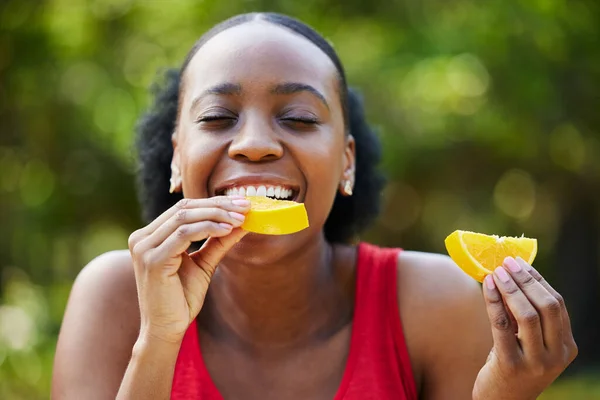 Fekete Vitamin Étkezési Narancs Szelet Természetes Táplálkozás Vagy Citrusfélék Étrend — Stock Fotó