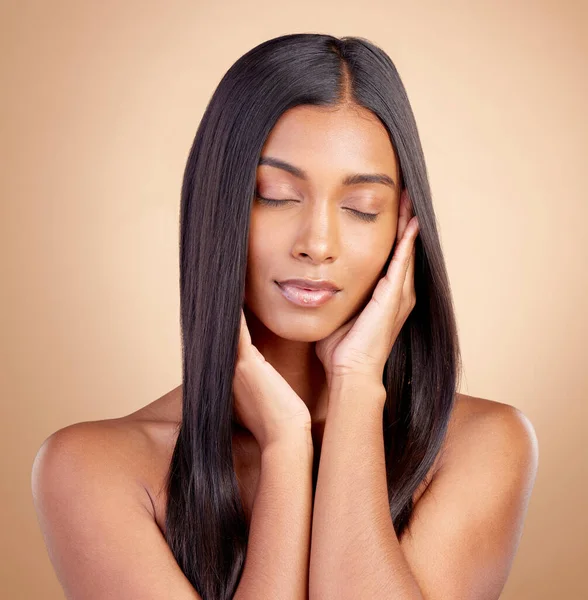 Krása Relaxace Vlasy Tváří Ženy Studiu Pro Šampon Salon Účes — Stock fotografie
