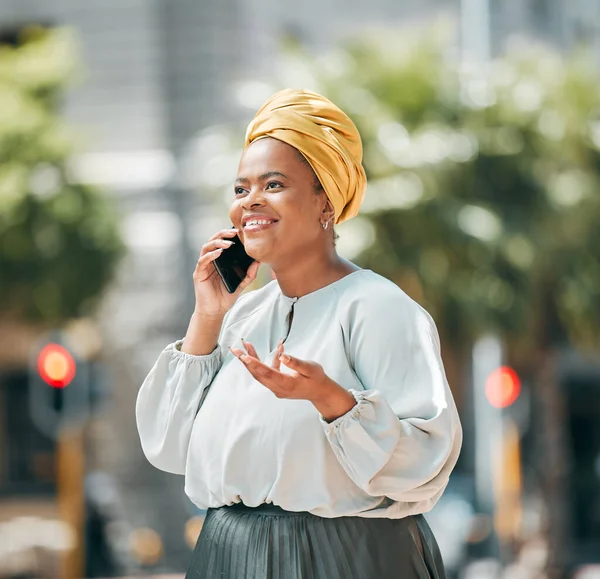 Telefone Africano Mulher Negócios Cidade Para Contato Rede Conexão Cidade — Fotografia de Stock