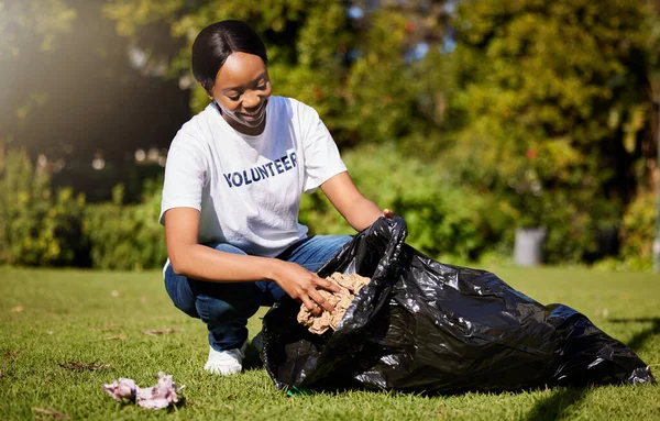 지구의 프로젝트를위한 공원에서 폐기물 쓰레기에서 아프리카 — 스톡 사진