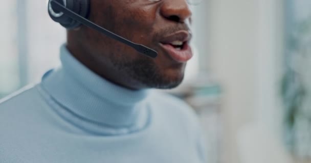 Call Центр Помощь Деловые Люди Офисе Консультации Обслуживанию Клиентов Crm — стоковое видео