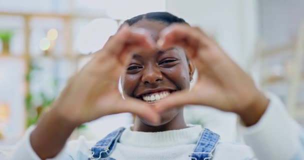 Kadının Yüzü Kalbi Elleri Evde Bakım Nezaket Hayırseverlik Bağışı Için — Stok video
