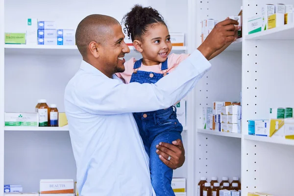 Farmacia Ayuda Infantil Familia Con Medicamentos Aprendizaje Estudio Salud Para —  Fotos de Stock