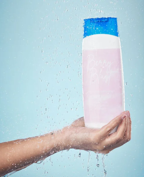 Persoon Hand Douche Gel Met Product Hygiëne Wassen Reinigen Tegen — Stockfoto