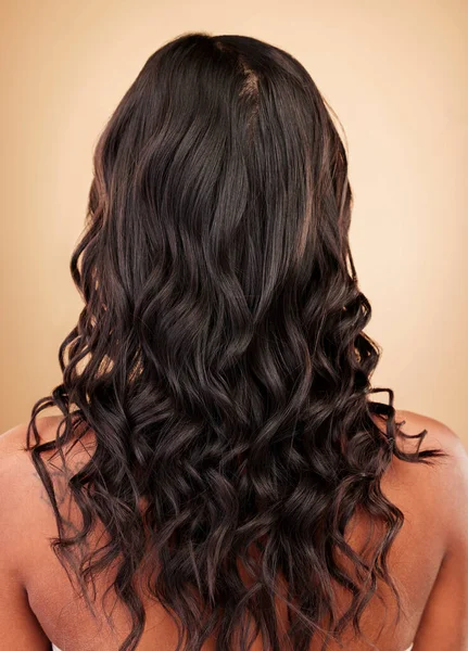 Hair Woman Balayage Back Beauty Cosmetics Shampoo Salon Treatment Isolated — Stock Photo, Image