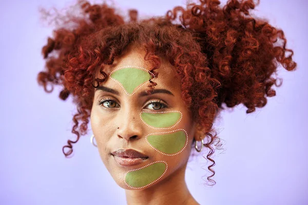 Stüdyoda Cilt Bakımı Güzellik Yüz Bakımı Sağlık Için Kadın Portresi — Stok fotoğraf