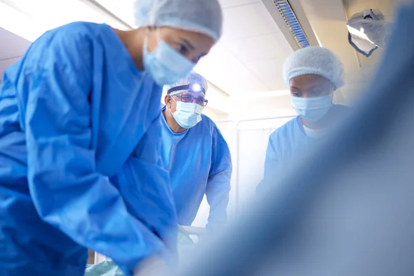 Ospedale Team Chirurghi Medici Procedure Emergenza Sanitarie Mediche Medicina Gruppo — Foto Stock