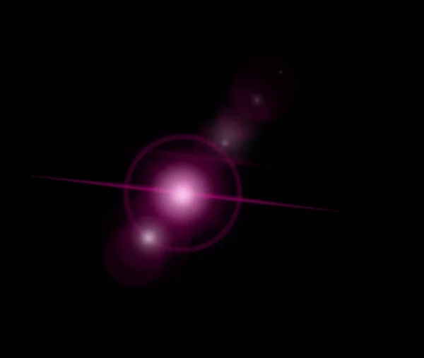 Bengala Universo Una Estrella Púrpura Espacio Sobre Fondo Oscuro Por — Foto de Stock