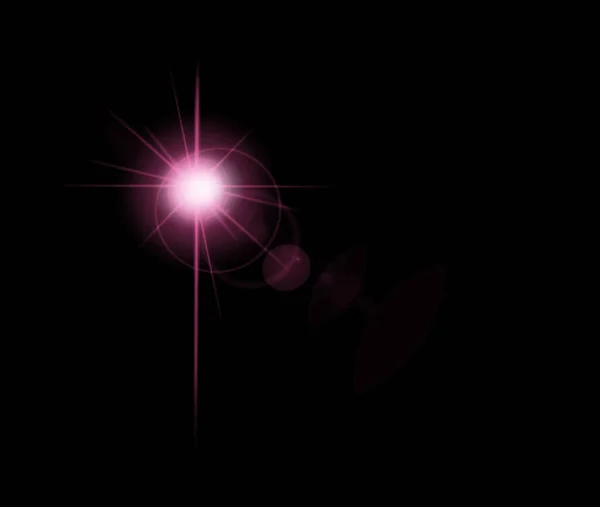 Светлая Неоновая Фиолетовая Искра Черном Фоне Блеска Блеска Дизайна Волшебное — стоковое фото
