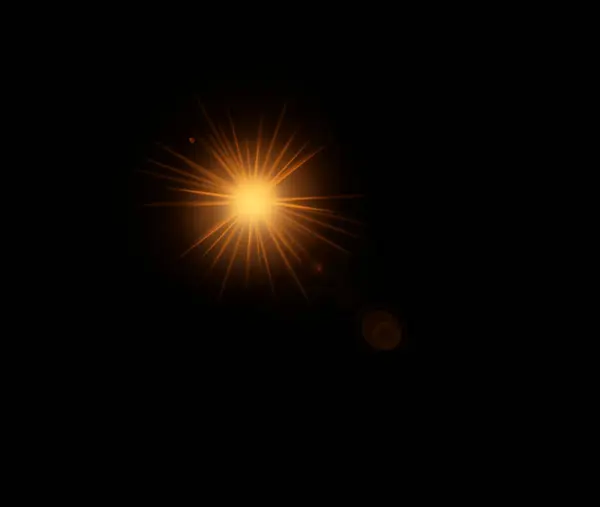 Galaxy Flare Orange Star Space Dark Background Night Astronomy Sun — Stock Photo, Image