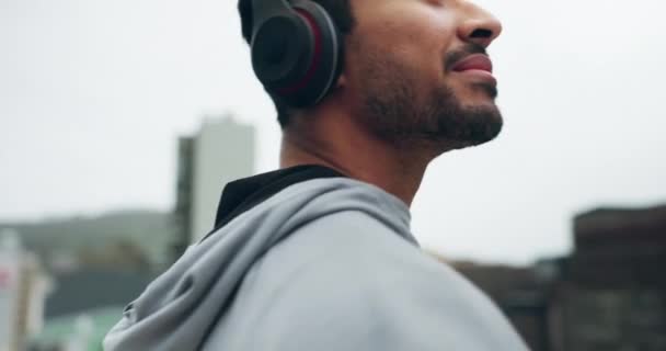 Düşünme Zindelik Şehirde Müzik Çalan Bir Adam Açık Hava Eğitimi — Stok video