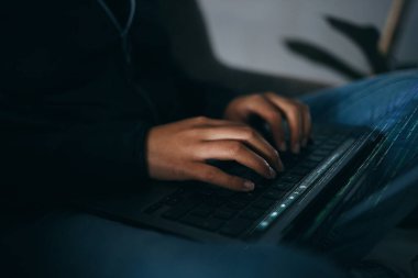 Hacker, bilgisayar ve veri tabanında şifreleme ve siber suçlarla ilgili bilgi ve bilgi yazma teknolojisi kullanıyor. Siber güvenlik, insan programlama veya hackleme, fidye yazılımı ve güvenlik duvarı olan suçlular..