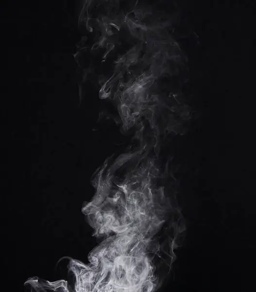 Humo Fondo Oscuro Incienso Niebla Gas Papel Pintado Espacio Maqueta — Foto de Stock