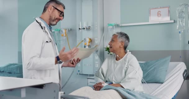 Szpital Lekarz Kobieta Przybijają Piątkę Sukces Rurką Wentylacyjną Tlenu Opieki — Wideo stockowe