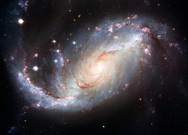 Звезда Галактика Туманность Вселенной Тёмном Фоне Естественном Молочном Пути Солнечной — стоковое фото