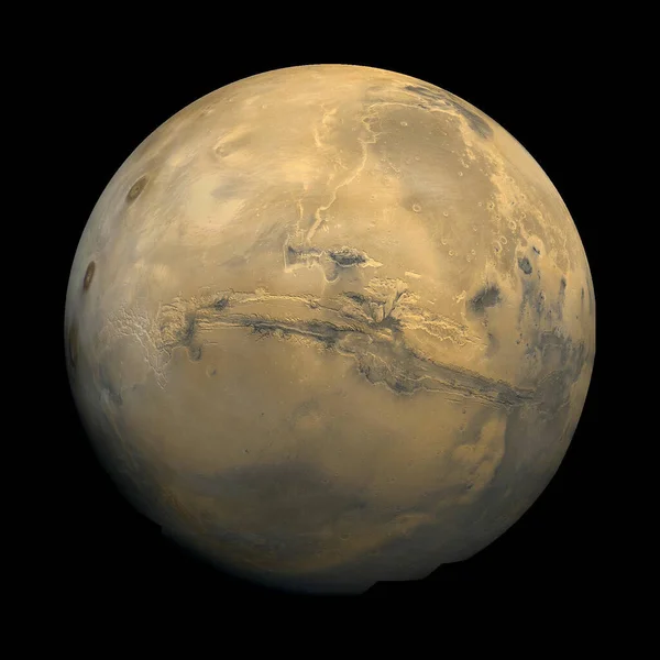 Mars Planet Universe Solar System Nebula Science Mock Space Black — Stock Photo, Image