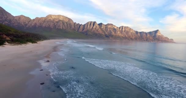 Montañas Drones Paisajes Oceánicos Para Aventura Vacaciones Vacaciones Verano Mauricio — Vídeo de stock