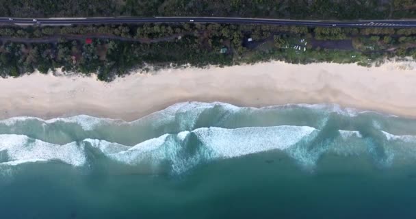 Viaje Autopista Dron Del Océano Para Aventura Vacaciones Vacaciones Verano — Vídeos de Stock