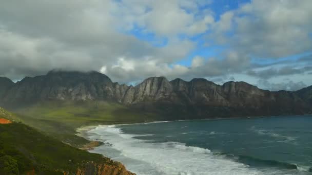 Nature Timelapse Paysage Montagnes Avec Océan Pour Environnement Naturel Écosystème — Video