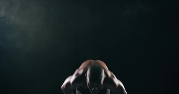 Ansikte Idrottsman Redo Eller Afrikansk Boxare Med Makt För Fitness — Stockvideo