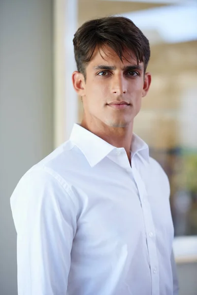 Ive Worked Too Hard Quit Now Portrait Handsome Young Businessman — Stock Photo, Image