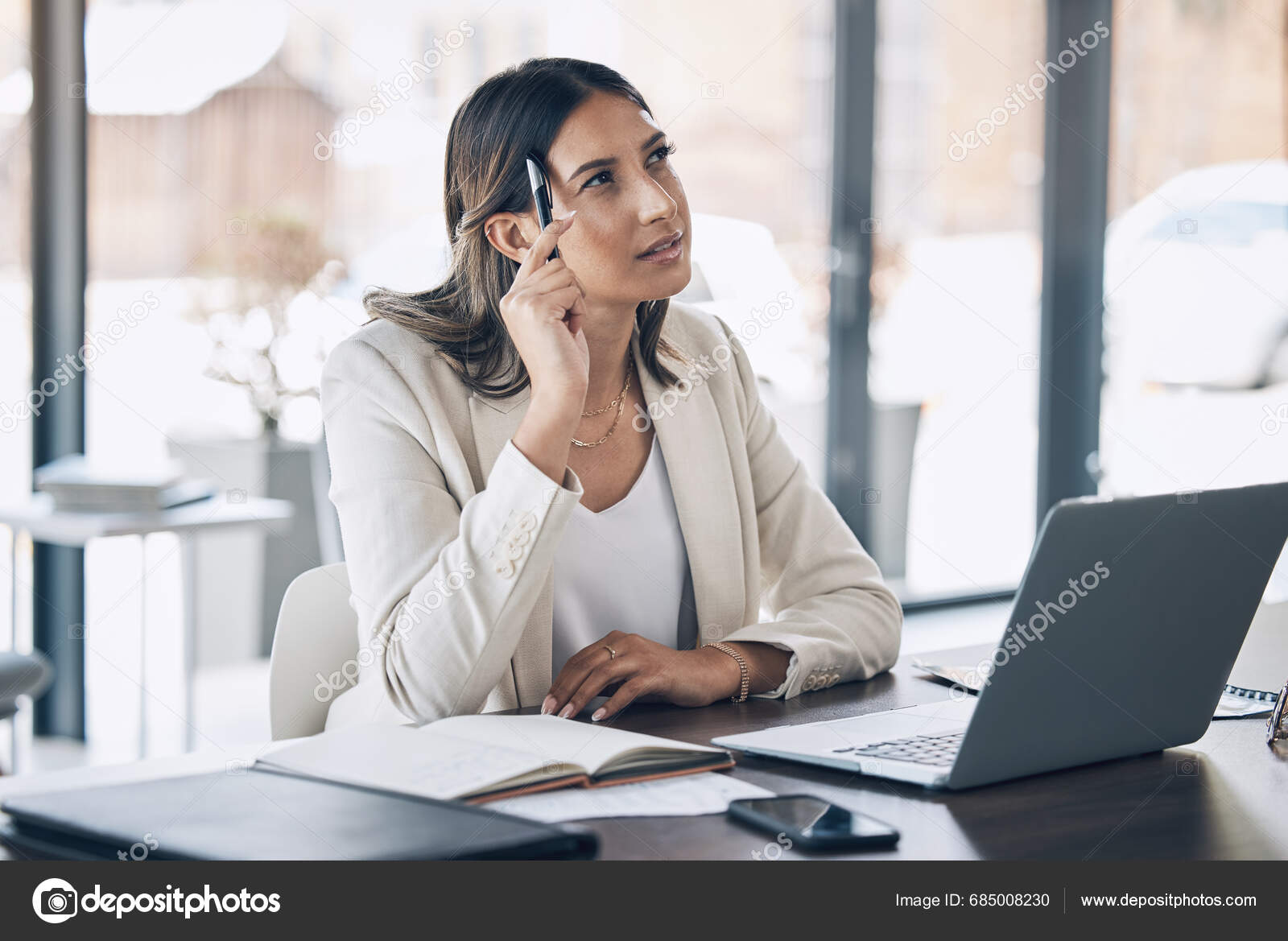 Woman Laptop Thinking Legal Solution Help Court Case Innovation Woman Laptop Thinking Legal Solution Help Court Case Innovation