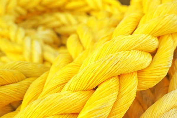 Жовта Мотузка Сильна Барвиста Мотузка — стокове фото