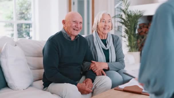 Emeklilik Bütçesi Planlaması Varlık Yönetimi Evrak Işleri Için Evde Üst — Stok video