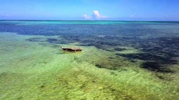 Klares Tropisches Wasser Und Tropisches Meer Für Urlaub Oder Reise — Stockvideo
