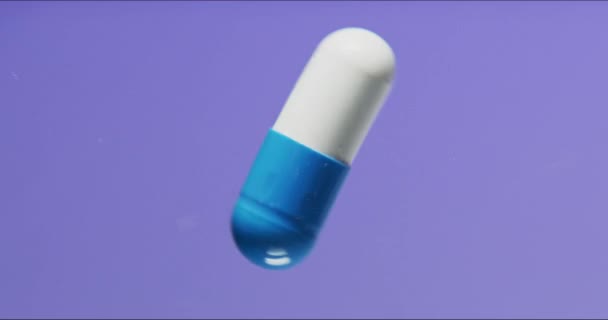Medicina Tabletas Píldoras Estudio Para Farmacia Bienestar Medicina Maqueta Sobre — Vídeos de Stock
