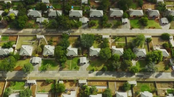Urbano Paesaggio Drone Nel Quartiere Con Case Proprietà Sviluppo Immobili — Video Stock
