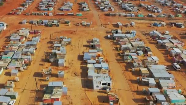 Afrique Sud Infrastructure Canton Village Avec Drone Vue Aérienne Avec — Video