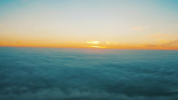 환경에 지평선의 풍경으로 하늘에 경관을위한 공기의 전망과 — 비디오