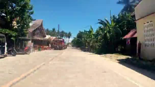 Zeitraffer Straße Und Reisen Auf Der Insel Indonesien Für Abenteuer — Stockvideo