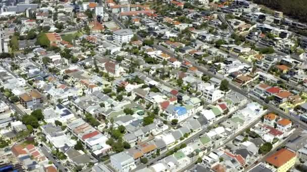 Drone Domy Okolice Lub Tło Miasta Dla Rozwoju Obszarów Miejskich — Wideo stockowe
