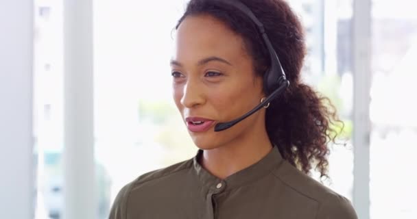 Ügyfélszolgálat Call Center Tanácsadás Mosollyal Megbeszélés Beszélgetés Segítség Kommunikáció Telemarketing — Stock videók