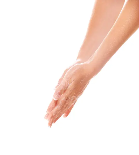 Cuidados Com Pele Sabão Lavar Mãos Closeup Para Saúde Estúdio — Fotografia de Stock