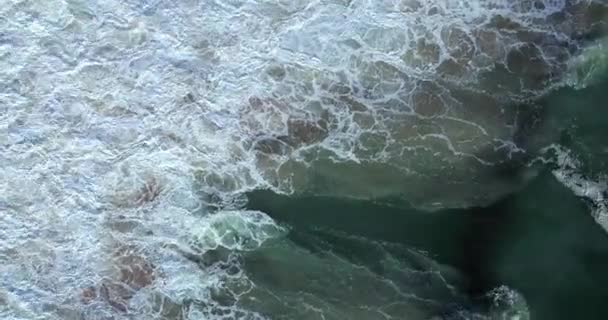 Океан Дрон Пляж Природа Ландшафт Окружающей Средой Путешествия Места Отдыха — стоковое видео